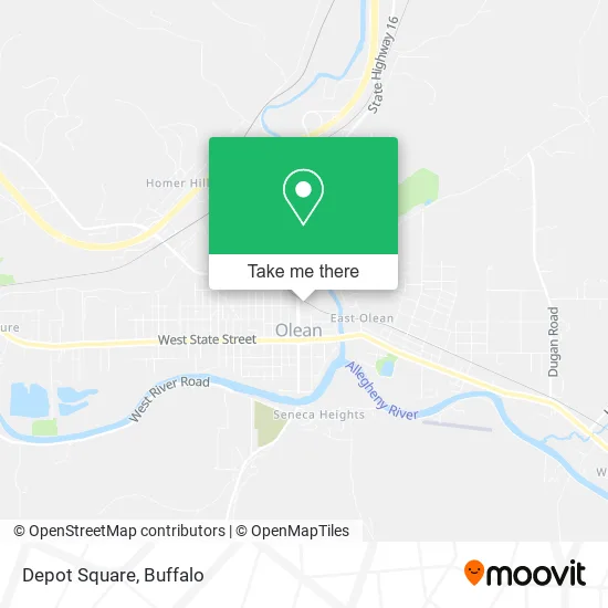 Depot Square map