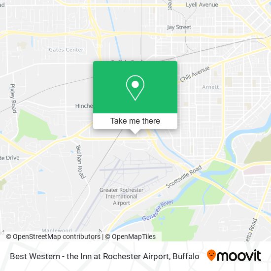 Mapa de Best Western - the Inn at Rochester Airport