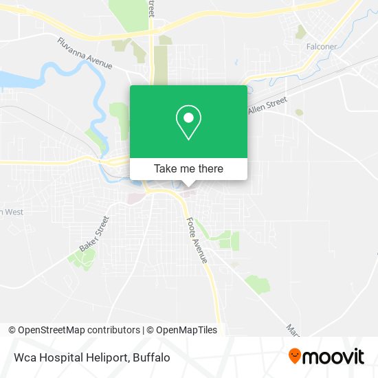 Wca Hospital Heliport map