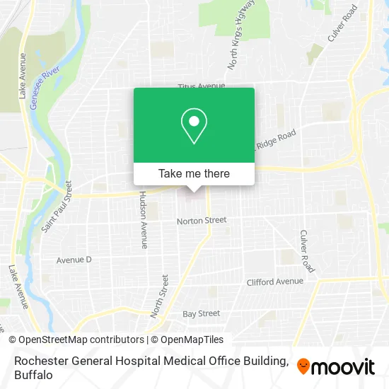 Rochester General Hospital Medical Office Building map