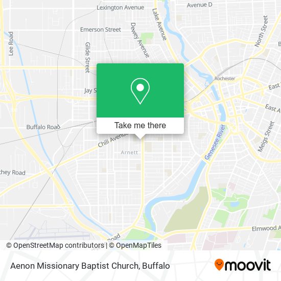 Aenon Missionary Baptist Church map