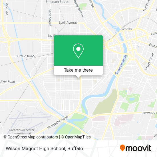 Wilson Magnet High School map