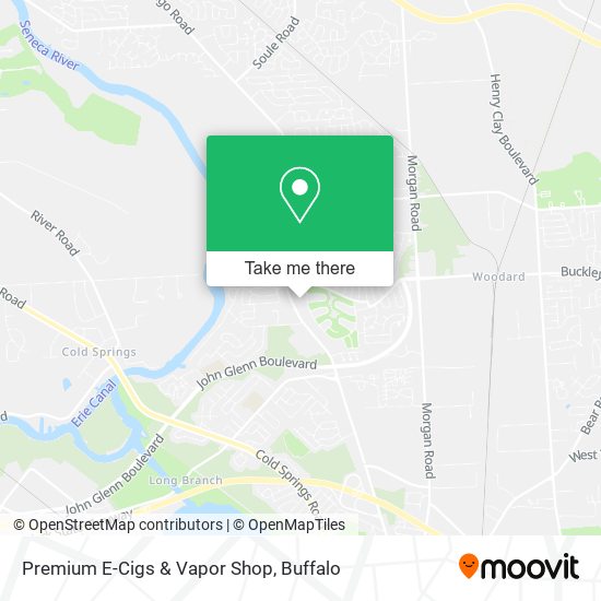 Mapa de Premium E-Cigs & Vapor Shop
