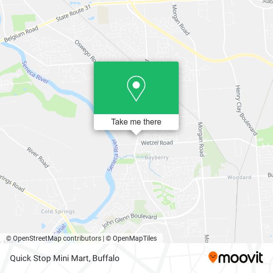 Mapa de Quick Stop Mini Mart