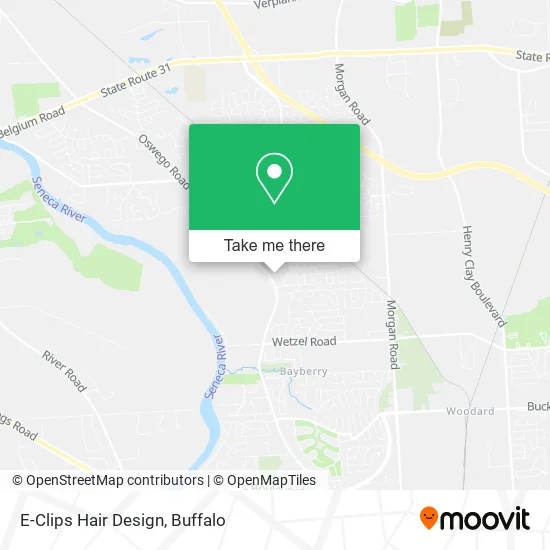 E-Clips Hair Design map