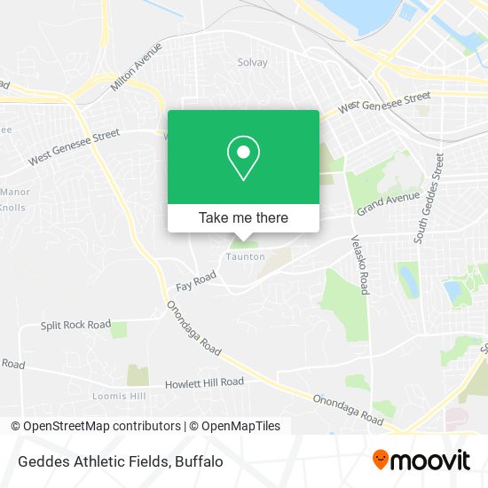 Geddes Athletic Fields map