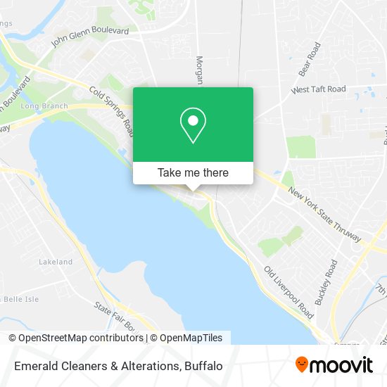 Emerald Cleaners & Alterations map