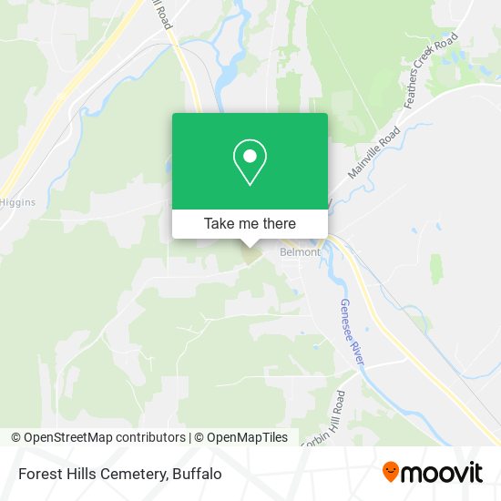 Mapa de Forest Hills Cemetery
