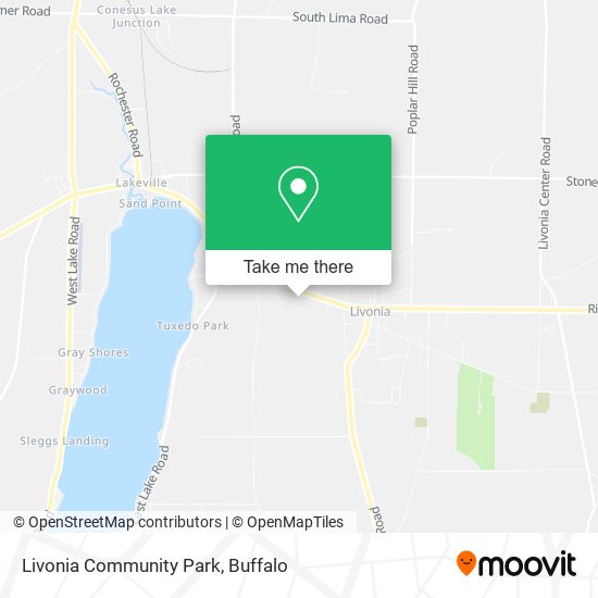 Livonia Community Park map