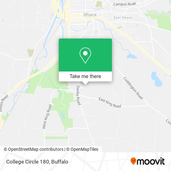 Mapa de College Circle 180