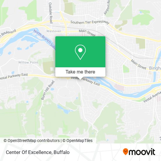 Mapa de Center Of Excellence