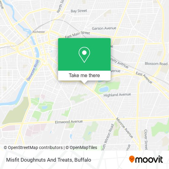 Misfit Doughnuts And Treats map