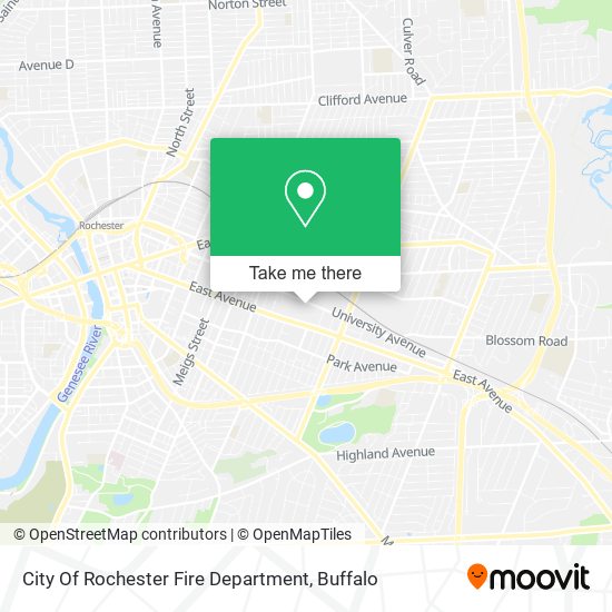 Mapa de City Of Rochester Fire Department