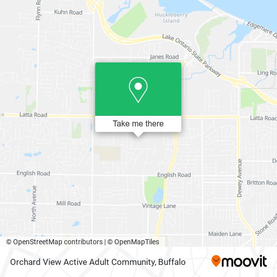Mapa de Orchard View Active Adult Community