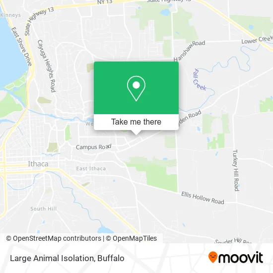 Large Animal Isolation map