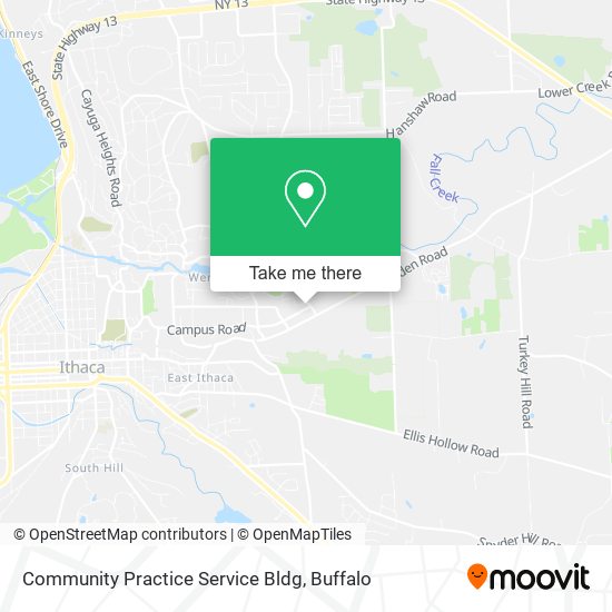Mapa de Community Practice Service Bldg