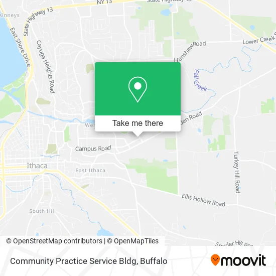 Community Practice Service Bldg map