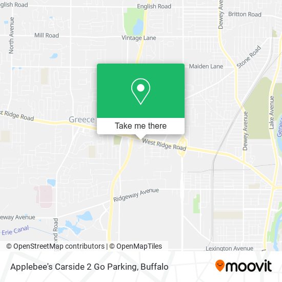 Applebee's Carside 2 Go Parking map