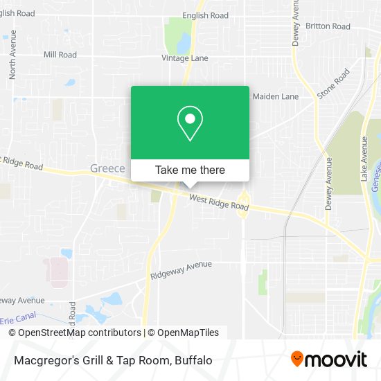 Macgregor's Grill & Tap Room map