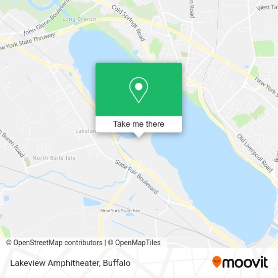 Lakeview Amphitheater map