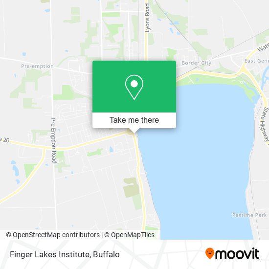 Mapa de Finger Lakes Institute