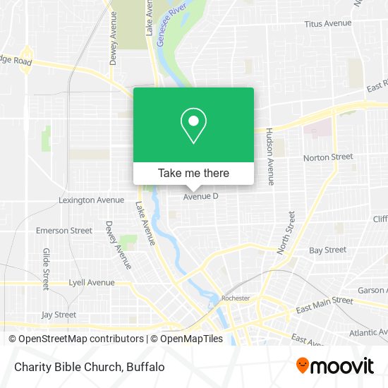 Mapa de Charity Bible Church