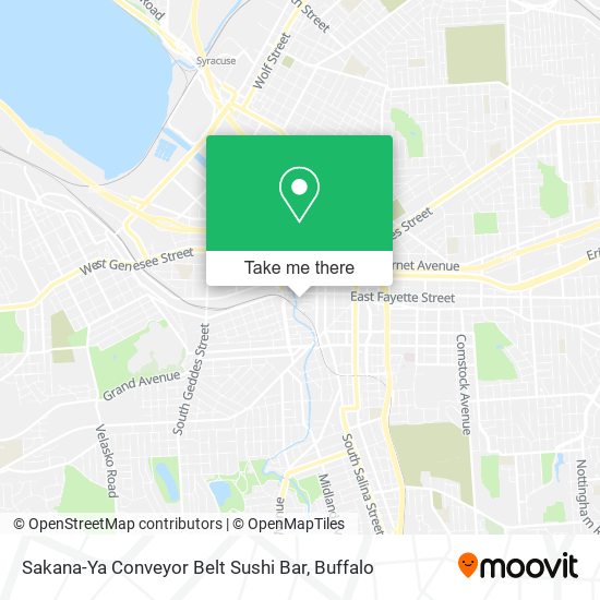 Mapa de Sakana-Ya Conveyor Belt Sushi Bar