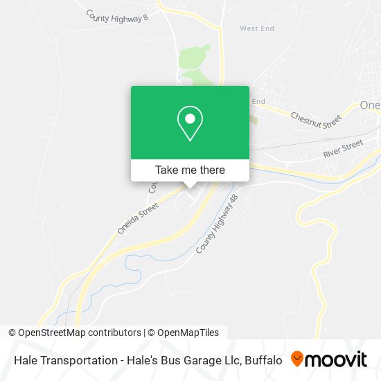 Hale Transportation - Hale's Bus Garage Llc map