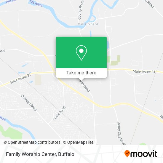 Mapa de Family Worship Center