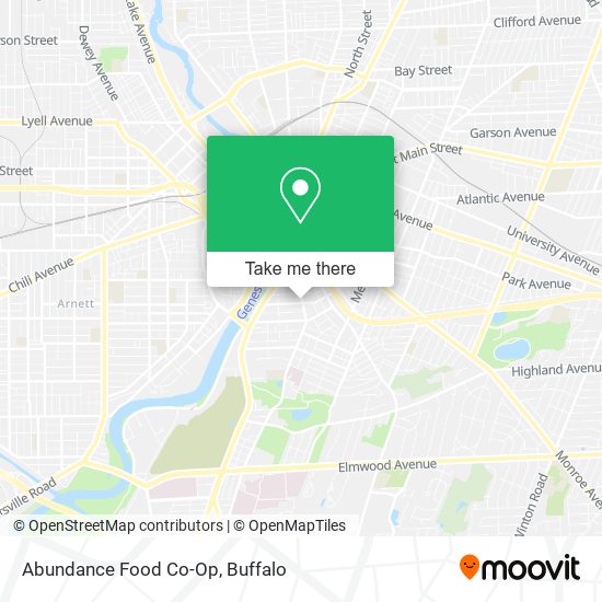 Abundance Food Co-Op map