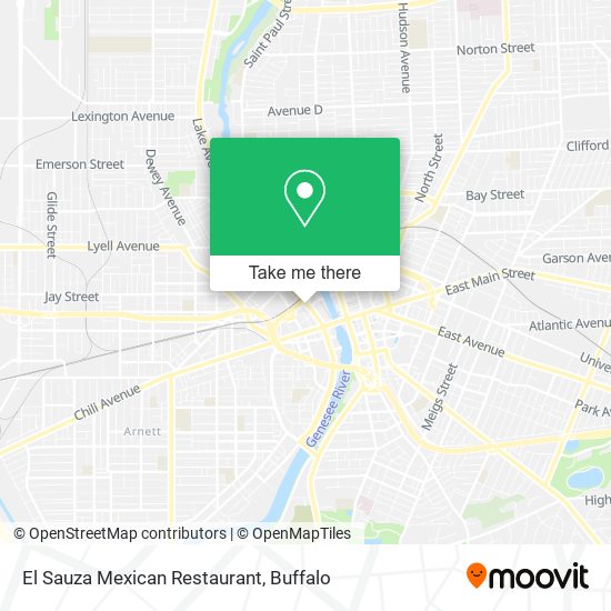 Mapa de El Sauza Mexican Restaurant