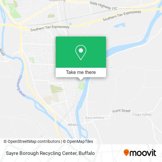Mapa de Sayre Borough Recycling Center