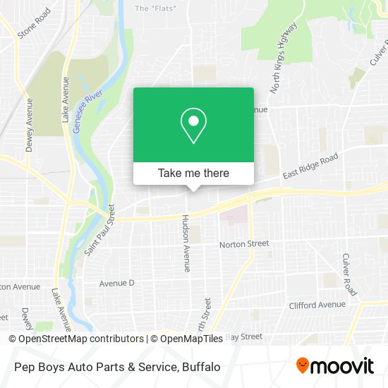 Pep Boys Auto Parts & Service map