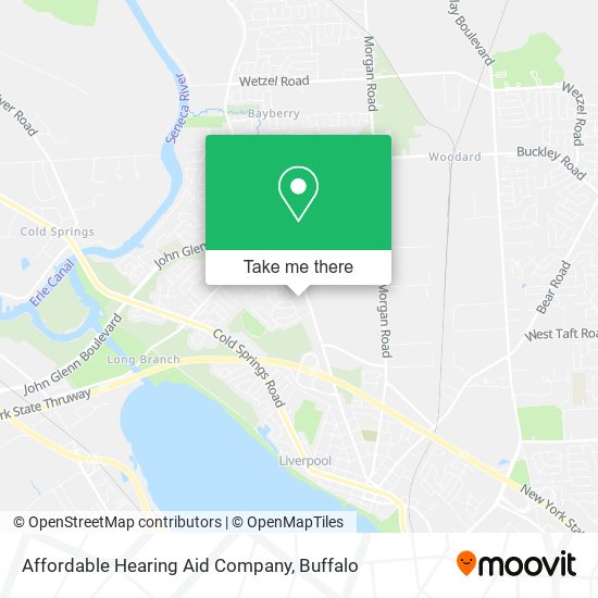 Mapa de Affordable Hearing Aid Company