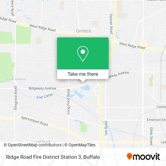 Ridge Road Fire District Station 3 map