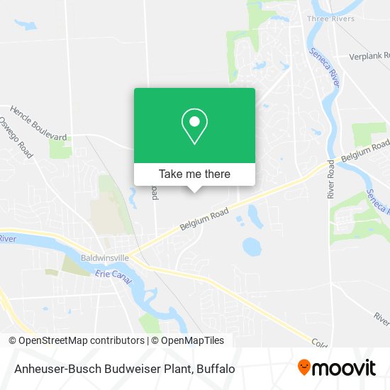 Mapa de Anheuser-Busch Budweiser Plant