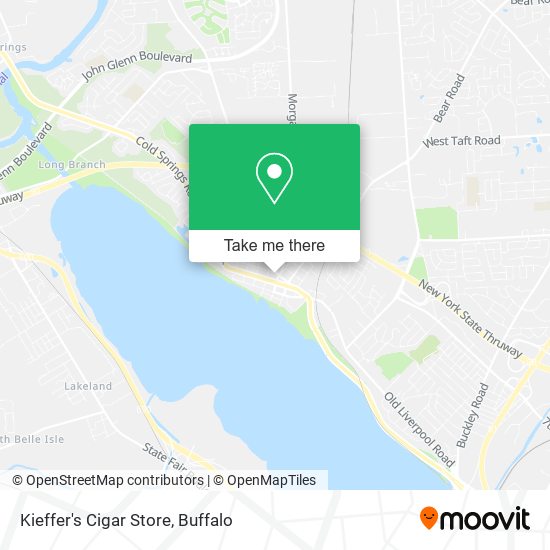 Kieffer's Cigar Store map