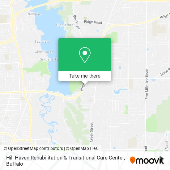 Hill Haven Rehabilitation & Transitional Care Center map