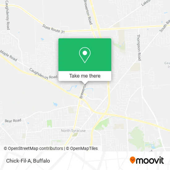 Chick-Fil-A map