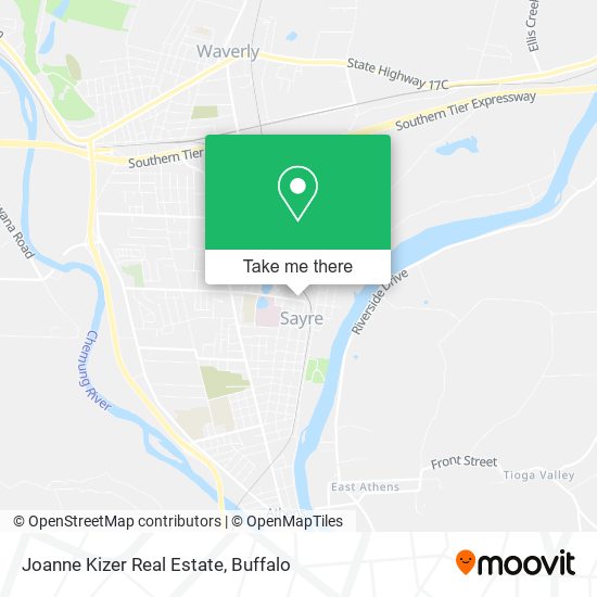 Joanne Kizer Real Estate map