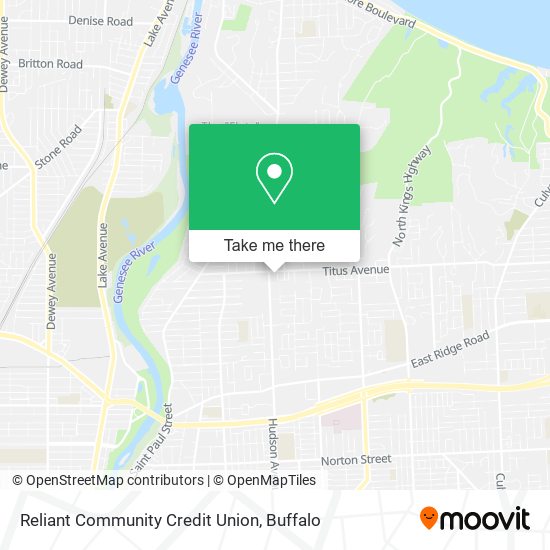 Mapa de Reliant Community Credit Union