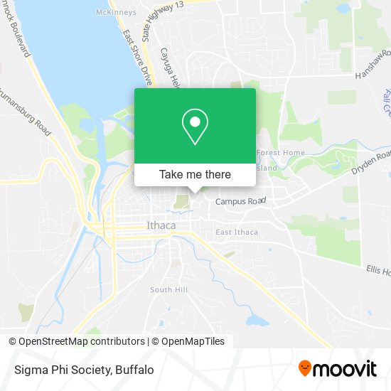 Mapa de Sigma Phi Society