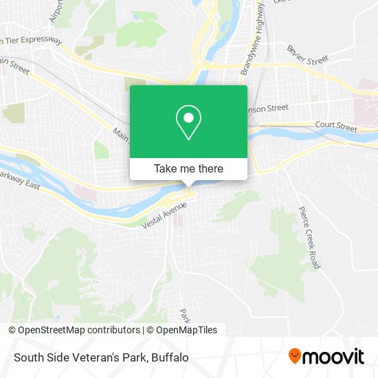 Mapa de South Side Veteran's Park