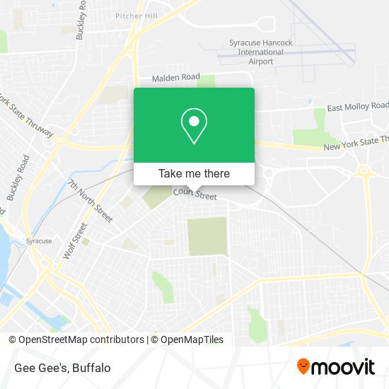 Mapa de Gee Gee's