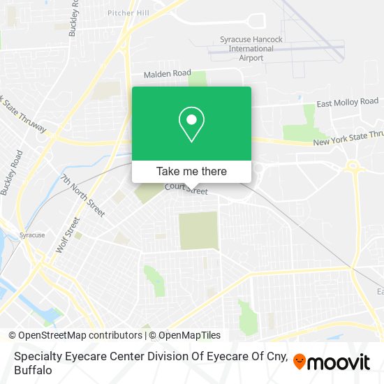 Mapa de Specialty Eyecare Center Division Of Eyecare Of Cny