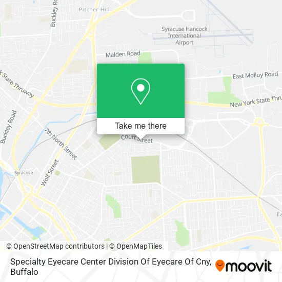 Specialty Eyecare Center Division Of Eyecare Of Cny map