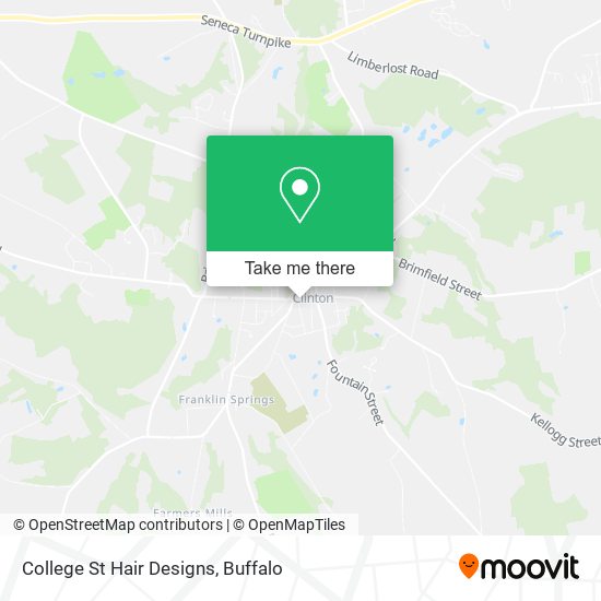 College St Hair Designs map