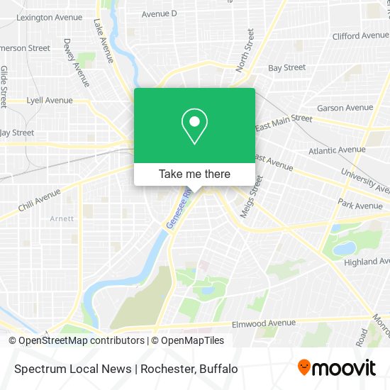 Mapa de Spectrum Local News | Rochester