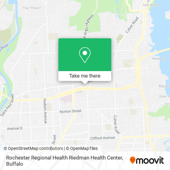 Rochester Regional Health Riedman Health Center map