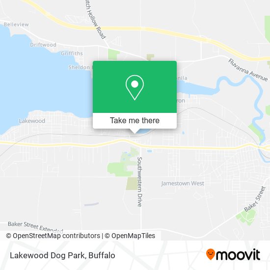 Mapa de Lakewood Dog Park
